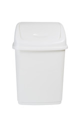 Recycle bin isolated on white background