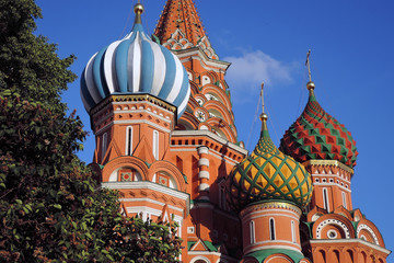 Saint Basils cathedral on the Red Square in Moscow
