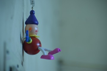 christmas tree decoration on blue background