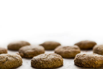 biscuit on the plate