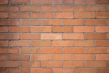 Orange brick wall surface texture