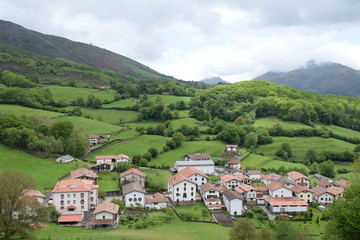Fototapeta na wymiar Amaiur, Navarra, Spain