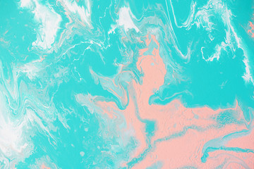Fototapeta na wymiar Abstract fluid art background. Marble texture
