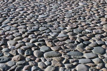 texture of stone paving