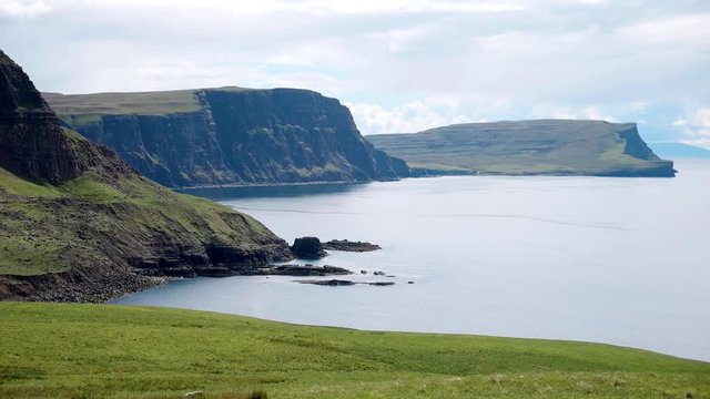 Isle of Skye, Neist Point area, stunning view to coastline and cliffs
