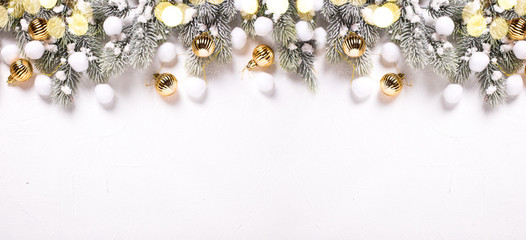 Winter holidays banner.