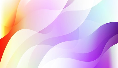 Geometric wave shape with Smooth Abstract Colorful Gradient Backgrounds. For Brochure, Banner, Wallpaper, Mobile Screen. Vector Illustration.