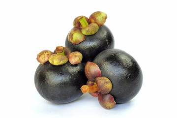 Mangosteen on the background