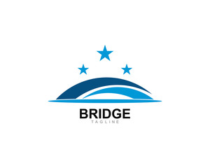  bridge Logo Template vector icon illustration design 