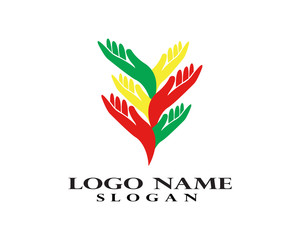 Hand Care Logo Template vector icon Business