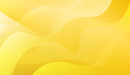 Abstract Background With Dynamic Wave Effect. Design For Cover Page, Poster, Banner Of Websites. Vector Illustration with Gold Color Gradient.
