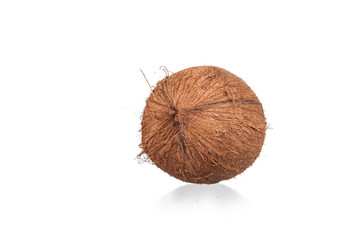 coconuts isolated on the white background