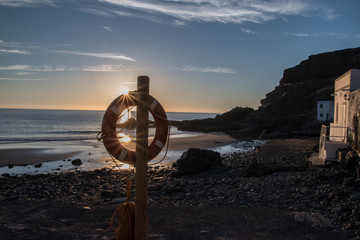 Fototapeta premium puesta