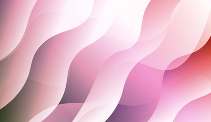 Abstract Wavy Background. For Design, Presentation, Business. Vector Illustration with Color Gradient.