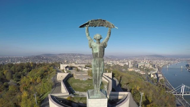 Aerial view of Budapest
