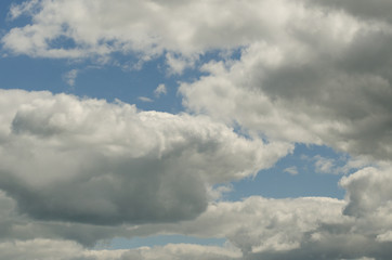 Clouds in the sky background, cloudy day