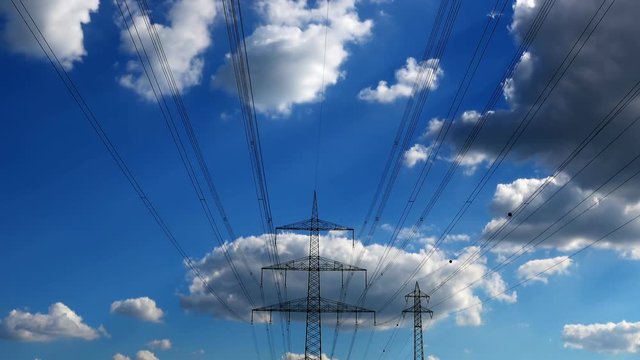 Electric Poles and Clouds