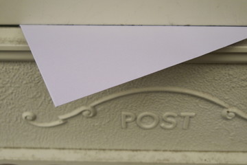 ポスト・手紙 - A letter in the mailbox