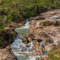 Looking down on the Rio on Pools Waterfalls