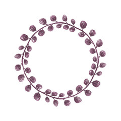 Meadow floral wreath