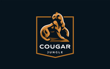 The image of a cougar or panther.