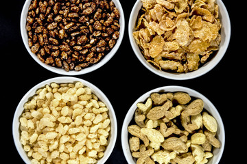 Selection of Healthy Breakfast Cereals