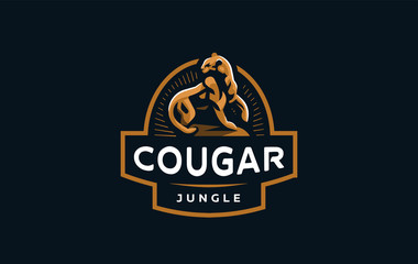 The image of a cougar or panther.