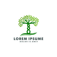 Obraz premium Tree logo template. nature icon design - vector