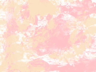 Soft pink abstract image with paints