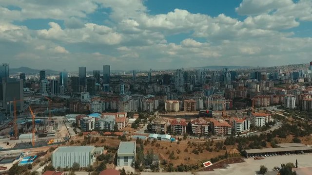 
city ​​nature buildings