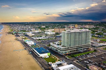 Aerial of Asbury Park New Jersey