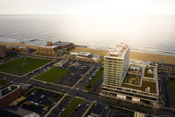 Aerial of Asbury Park New Jersey