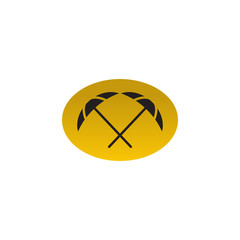 Umbrella logo icon design vector template