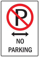 NO PARKING-Illustration