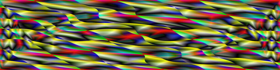 Digital Art, panoramic abstract three-dimensional objects with soft lighting, Germany
