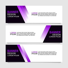 Fototapeta premium Vector abstract banner design web template