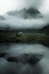 lake in the mountains