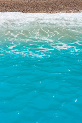 One of the famouse beach on Lefkada island, Porto Katsiki beach, Greece. 