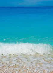 One of the famouse beach on Lefkada island, Porto Katsiki beach, Greece. 