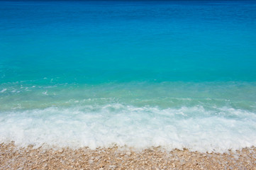 One of the famouse beach on Lefkada island, Porto Katsiki beach, Greece. 