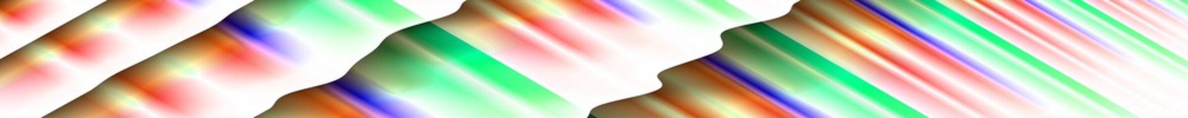 Digital Art, panoramic abstract three-dimensional objects with soft lighting, Germany