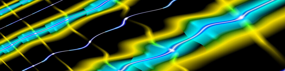 Digital Art, panoramic abstract three-dimensional objects with soft lighting, Germany