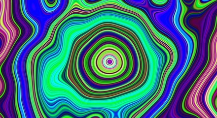 Psychedelic abstract pattern and hypnotic background for trend art, hippie.