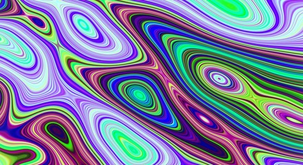 Psychedelic abstract pattern and hypnotic background for trend art, bright artistic.