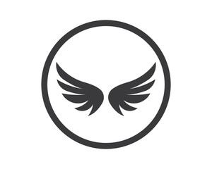 wing logo symbol icon vector illustration