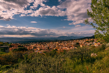 Naklejka premium città di Dorgali in Sardegna