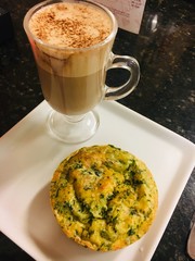cup of coffee and cake