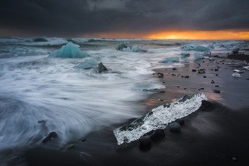 Iceland landscape in November 2018