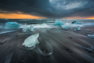 Fototapeta na wymiar Iceland landscape in November 2018