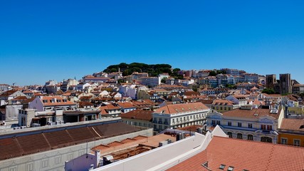 Vogelperspektive Lissabon, Lissabon von oben, Lissabon Stadtüberblick
